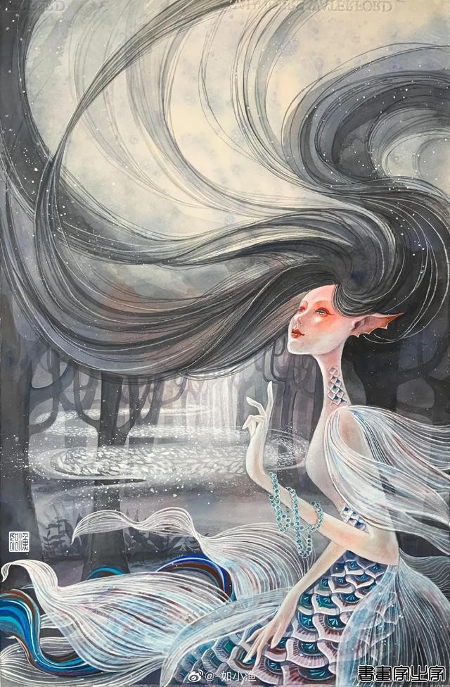 一组风格超美的古风插画#水彩#-10.jpg