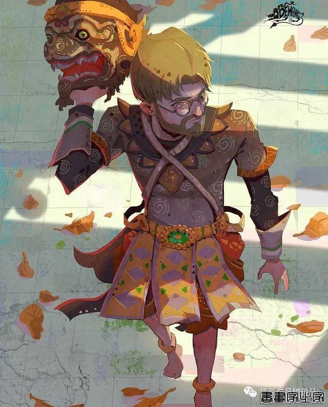插画丨除去千篇一律的日系画风，超绝的画面镜头感，色彩奔放线条洒脱的泰式画法-18.jpg