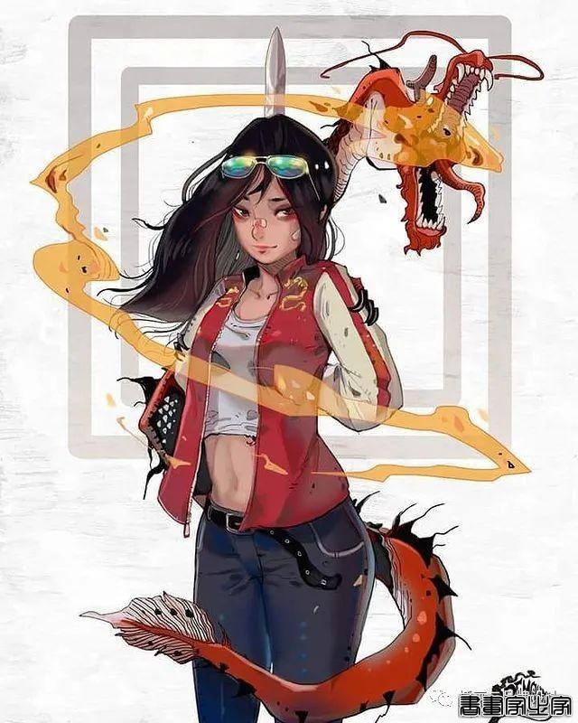 插画丨除去千篇一律的日系画风，超绝的画面镜头感，色彩奔放线条洒脱的泰式画法-19.jpg