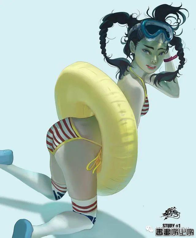 插画丨除去千篇一律的日系画风，超绝的画面镜头感，色彩奔放线条洒脱的泰式画法-21.jpg