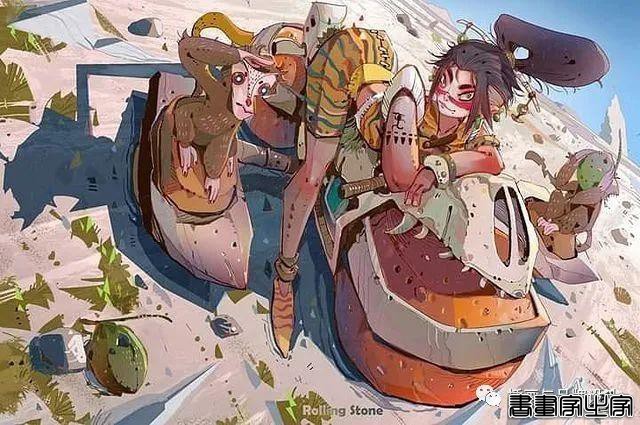 插画丨除去千篇一律的日系画风，超绝的画面镜头感，色彩奔放线条洒脱的泰式画法-28.jpg