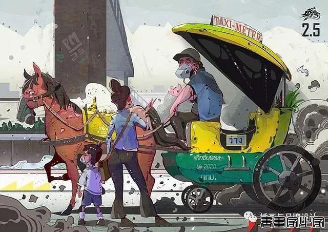 插画丨除去千篇一律的日系画风，超绝的画面镜头感，色彩奔放线条洒脱的泰式画法-32.jpg