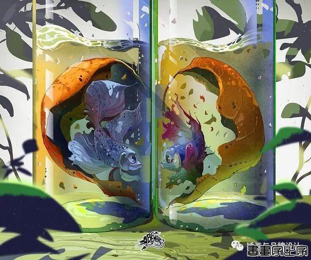 插画丨除去千篇一律的日系画风，超绝的画面镜头感，色彩奔放线条洒脱的泰式画法-33.jpg