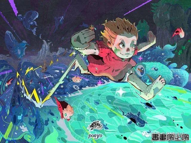 插画丨除去千篇一律的日系画风，超绝的画面镜头感，色彩奔放线条洒脱的泰式画法-35.jpg