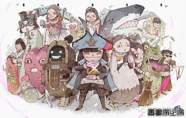 插画丨除去千篇一律的日系画风，超绝的画面镜头感，色彩奔放线条洒脱的泰式画法-41.jpg