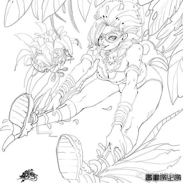 插画丨除去千篇一律的日系画风，超绝的画面镜头感，色彩奔放线条洒脱的泰式画法-52.jpg