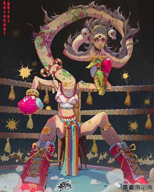 插画丨除去千篇一律的日系画风，超绝的画面镜头感，色彩奔放线条洒脱的泰式画法-55.jpg
