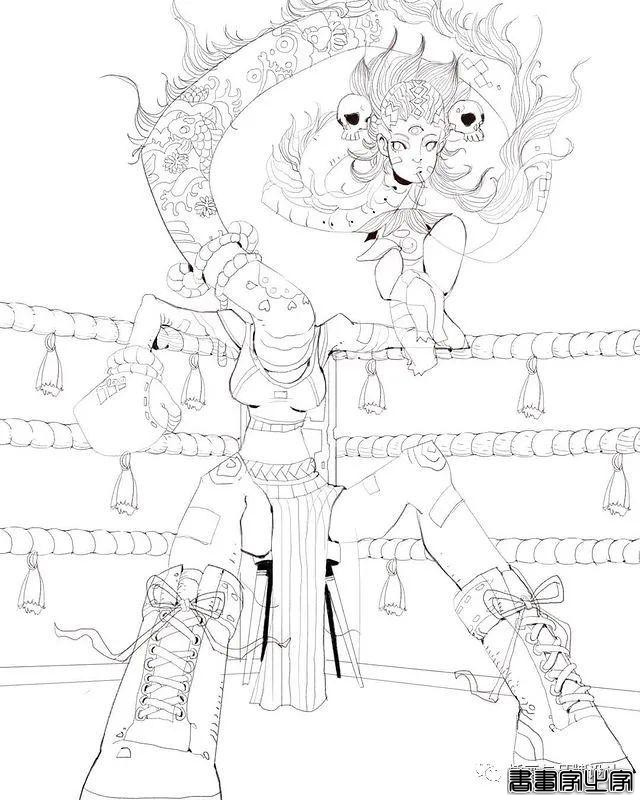 插画丨除去千篇一律的日系画风，超绝的画面镜头感，色彩奔放线条洒脱的泰式画法-54.jpg