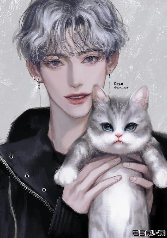 今天发一组帅哥的插画，喜欢的以后会多发，真的各个都是美男子-8.jpg