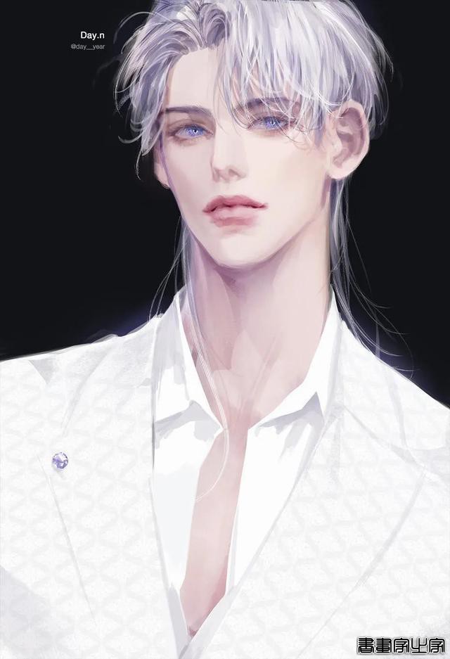 今天发一组帅哥的插画，喜欢的以后会多发，真的各个都是美男子-10.jpg