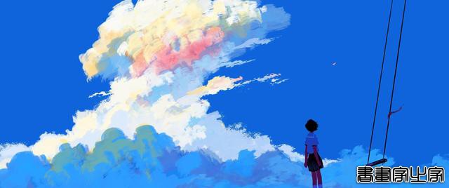 「插画」蓝色系背景唯美插画-20.jpg