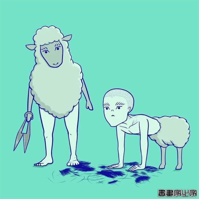 荒诞到了极致，同时也充满了哲理，这组插画能触动每一个人-13.jpg