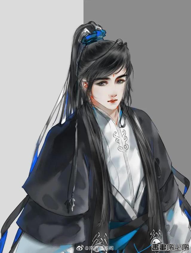 #水彩插画 |一组男主角插画 帅气十足-6.jpg
