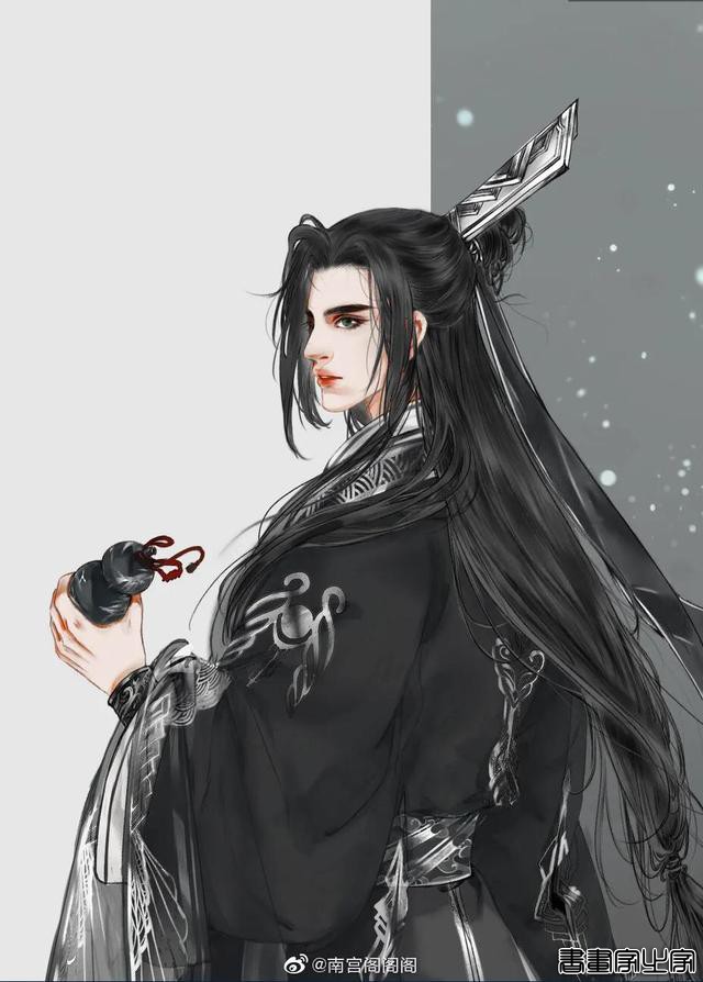 #水彩插画 |一组男主角插画 帅气十足-7.jpg