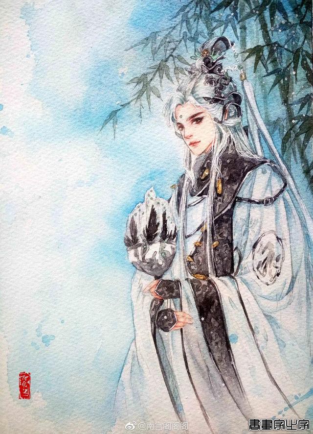 #水彩插画 |一组男主角插画 帅气十足-25.jpg
