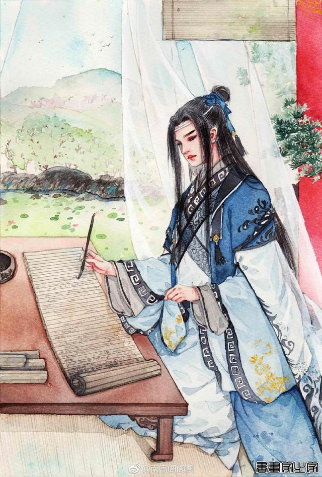 #水彩插画 |一组男主角插画 帅气十足-30.jpg