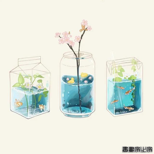 「小清新插画」色彩超美，各种物件动物都被她赋予了新的生命-9.jpg