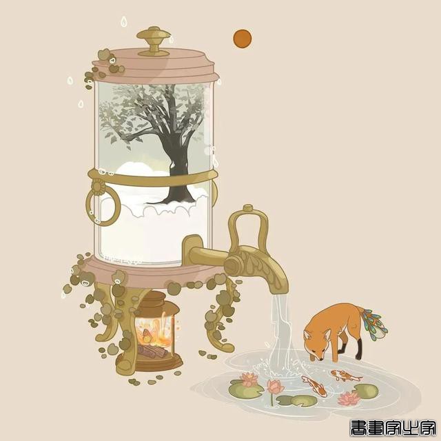 「小清新插画」色彩超美，各种物件动物都被她赋予了新的生命-10.jpg