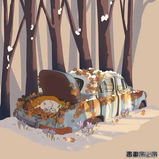 「小清新插画」色彩超美，各种物件动物都被她赋予了新的生命-19.jpg