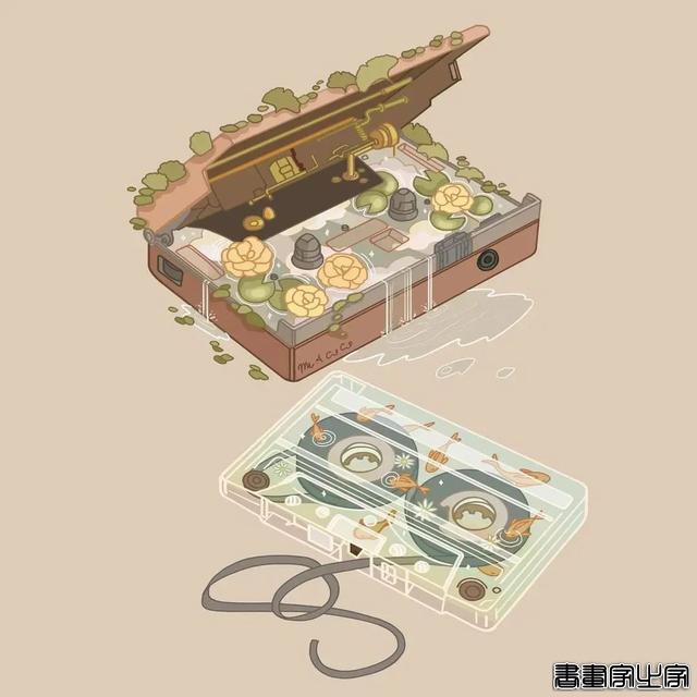 「小清新插画」色彩超美，各种物件动物都被她赋予了新的生命-27.jpg