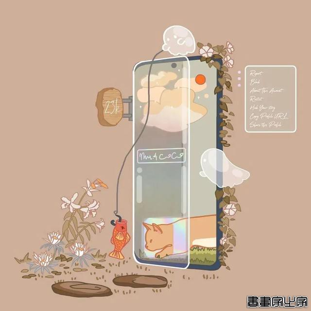 「小清新插画」色彩超美，各种物件动物都被她赋予了新的生命-26.jpg