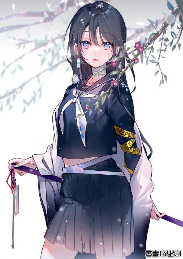 日本画师美和野らぐ的少女插画作品-6.jpg
