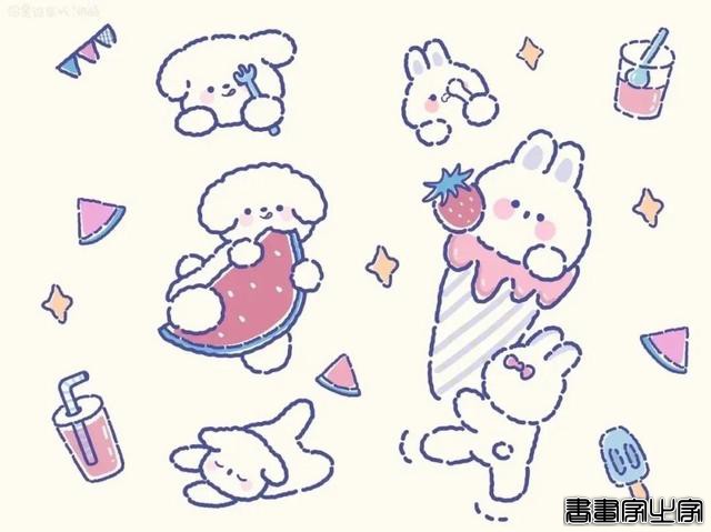 超可爱的插画锁屏壁纸 电脑壁纸-8.jpg