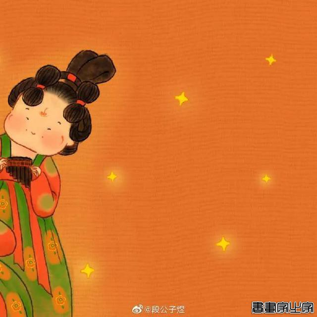 古风插画｜（3期）唐宫夜宴超可爱的古风插画-9.jpg