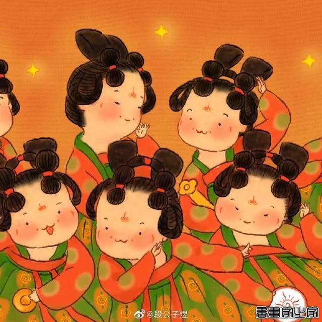 古风插画｜（3期）唐宫夜宴超可爱的古风插画-8.jpg
