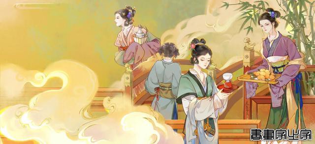冒着仙气的人儿，似乎下一秒就要践踏五彩祥云飞天了！头像插画#-8.jpg