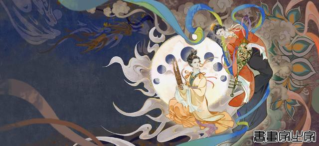 冒着仙气的人儿，似乎下一秒就要践踏五彩祥云飞天了！头像插画#-5.jpg