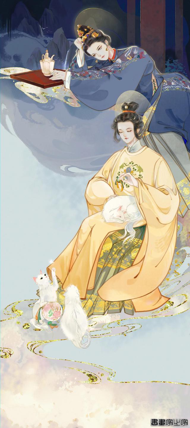 冒着仙气的人儿，似乎下一秒就要践踏五彩祥云飞天了！头像插画#-4.jpg