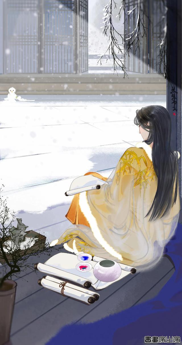 冒着仙气的人儿，似乎下一秒就要践踏五彩祥云飞天了！头像插画#-13.jpg