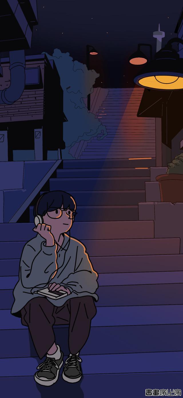 温暖治愈系插画，美美甜甜的少年日常-5.jpg