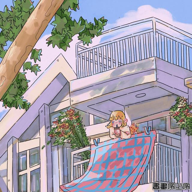 温暖治愈系插画，美美甜甜的少年日常-21.jpg
