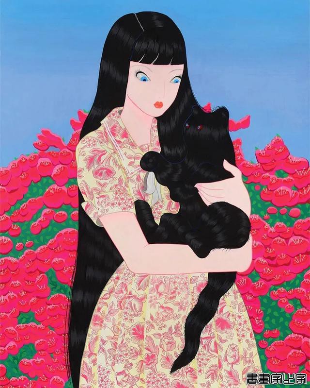 美女插画师笔下的迷人鬼魅，每一个细节如梦如幻，令人心动不已-14.jpg