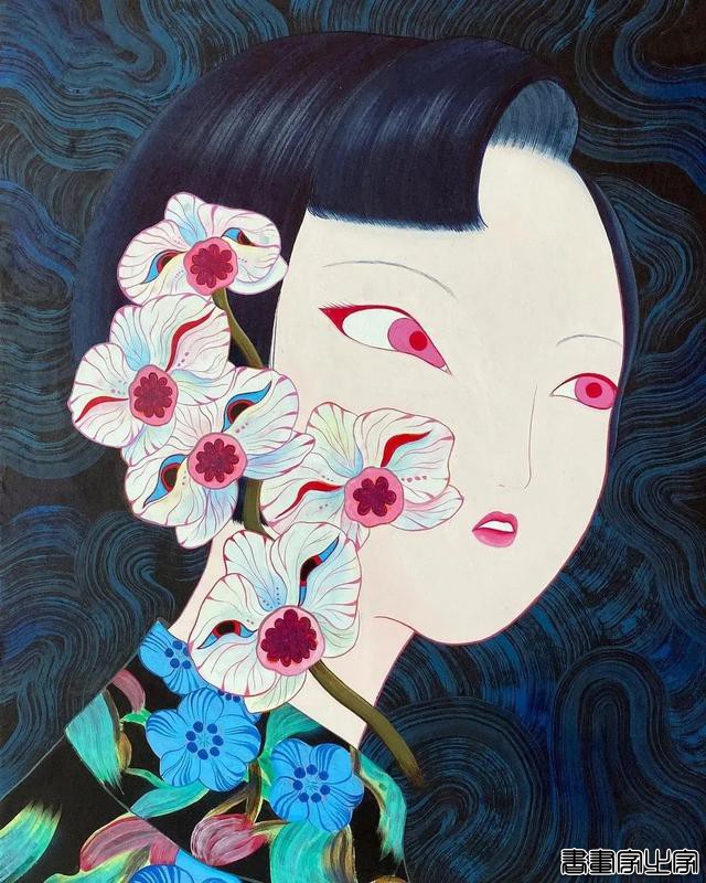 美女插画师笔下的迷人鬼魅，每一个细节如梦如幻，令人心动不已-27.jpg