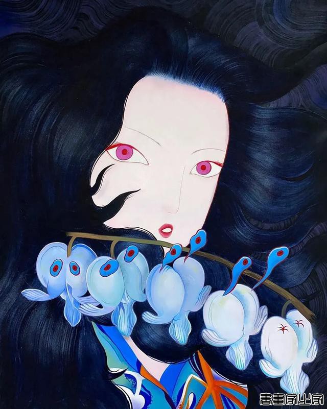 美女插画师笔下的迷人鬼魅，每一个细节如梦如幻，令人心动不已-30.jpg