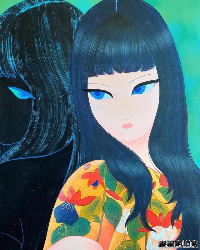 美女插画师笔下的迷人鬼魅，每一个细节如梦如幻，令人心动不已-35.jpg