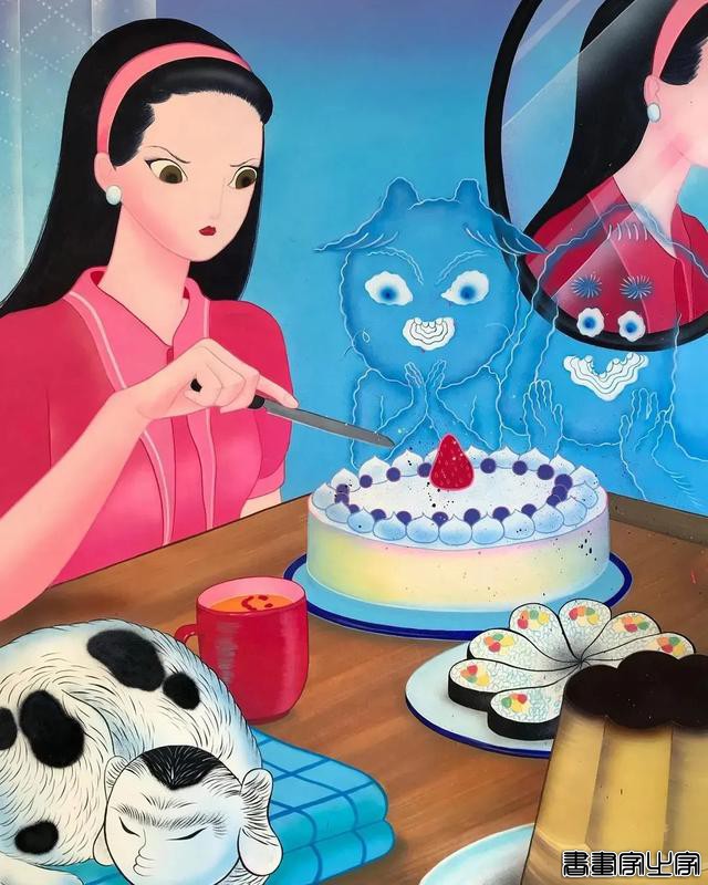 美女插画师笔下的迷人鬼魅，每一个细节如梦如幻，令人心动不已-40.jpg