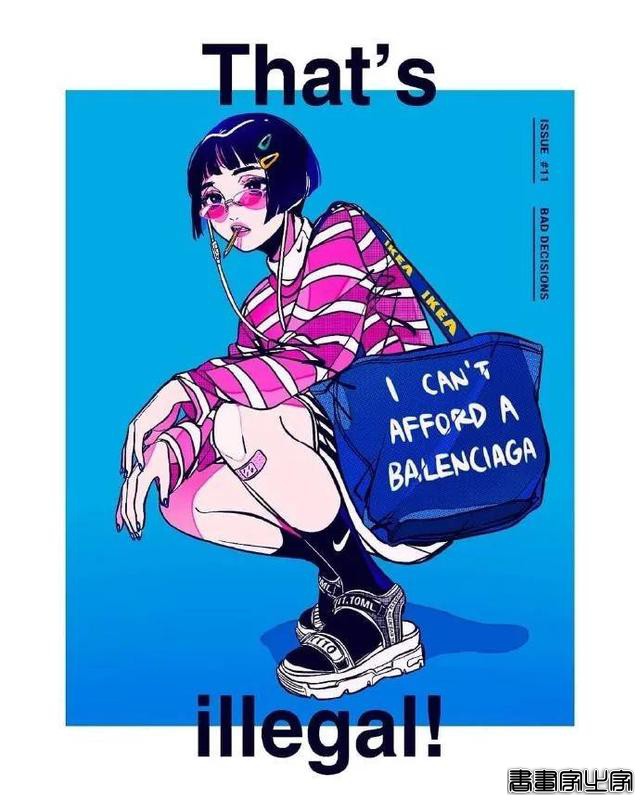 插画分享｜大胆的颜色，独特的画风，今天也是赏画的一天-7.jpg