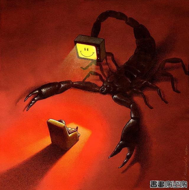 这组插画深刻讽刺了7种社会现状，第6幅画了个“现代女鬼”-5.jpg
