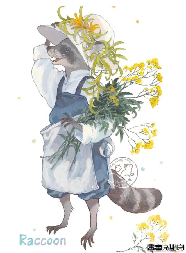 插画分享｜治愈又可爱｜农场里聚集了一群忙忙碌碌的可爱小动物…-6.jpg