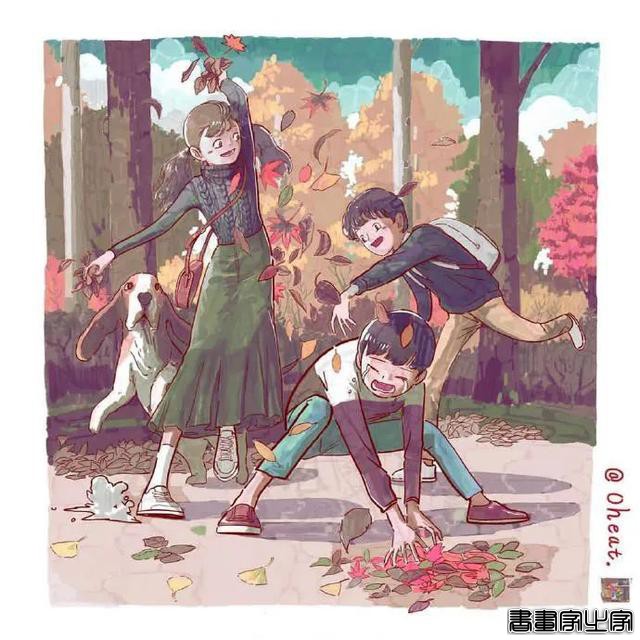 ???韩国插画师 oheat 笔下让人向往的童年系列插画作品-6.jpg
