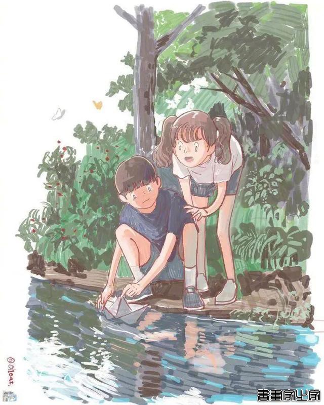???韩国插画师 oheat 笔下让人向往的童年系列插画作品-16.jpg
