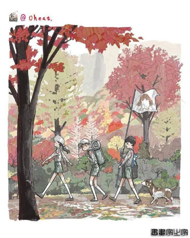 ???韩国插画师 oheat 笔下让人向往的童年系列插画作品-19.jpg