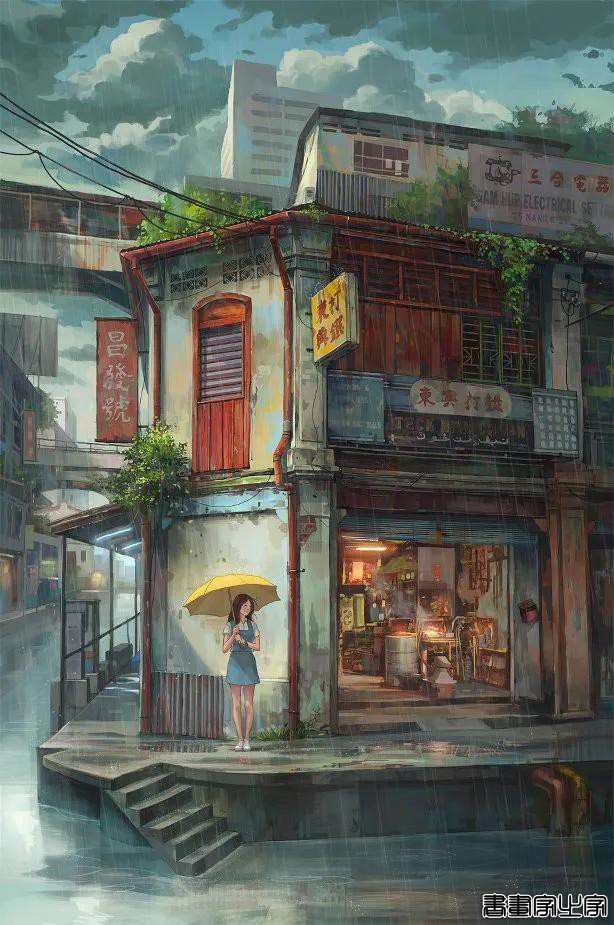 一组极美雨中插画-10.jpg