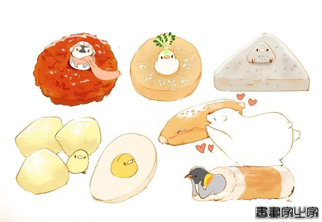 「插画」这美食可爱百分百-7.jpg