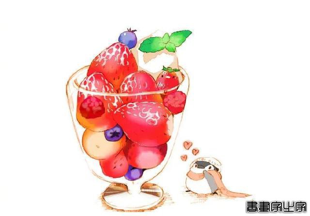 「插画」这美食可爱百分百-11.jpg