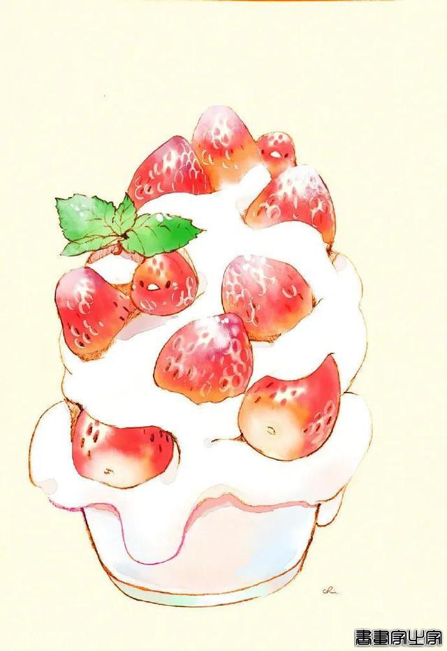 「插画」这美食可爱百分百-17.jpg